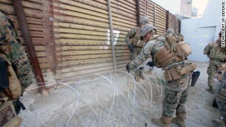 Trump grants new authority to troops to protect border personnel