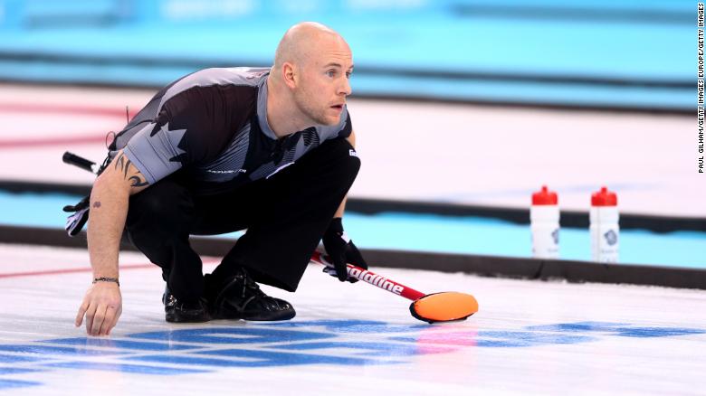 Fry won Olympic gold in 2014 as Canada beat Britain in the men&#39;s curling final.