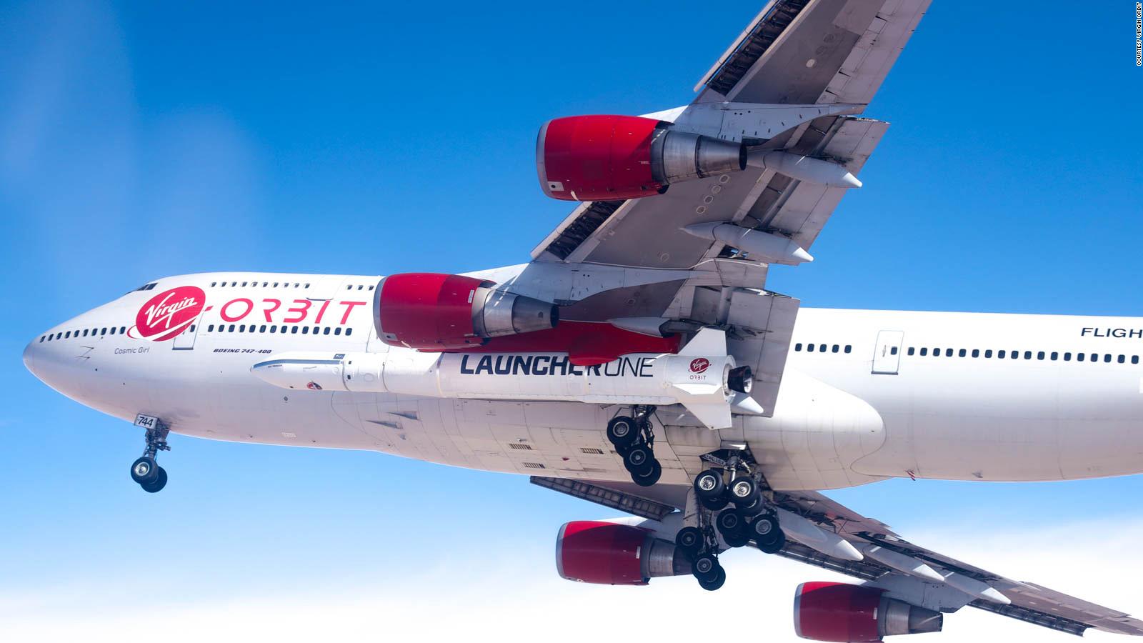 Virgin Orbit’s Boeing 747 Takes Off Carrying Satellites
