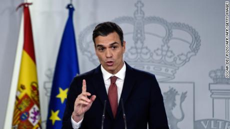 Spanish prime minister Pedro Sanchez in Madrid on November 7. 