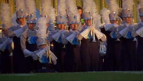 Drew Bell is the first member of the Keller High marching band to perform in a wheelchair.