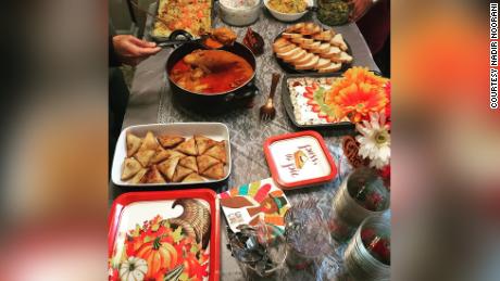 Nadir Noorani's Thanksgiving feast.