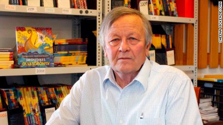 Former teacher András Romankovics first started publishing school textbooks in the 1970s.