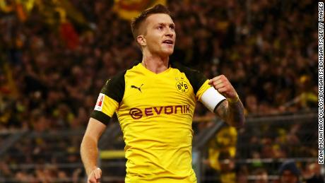 Marco Reus has been in impressive form this season, scoring 12 goals for Dortmund. 