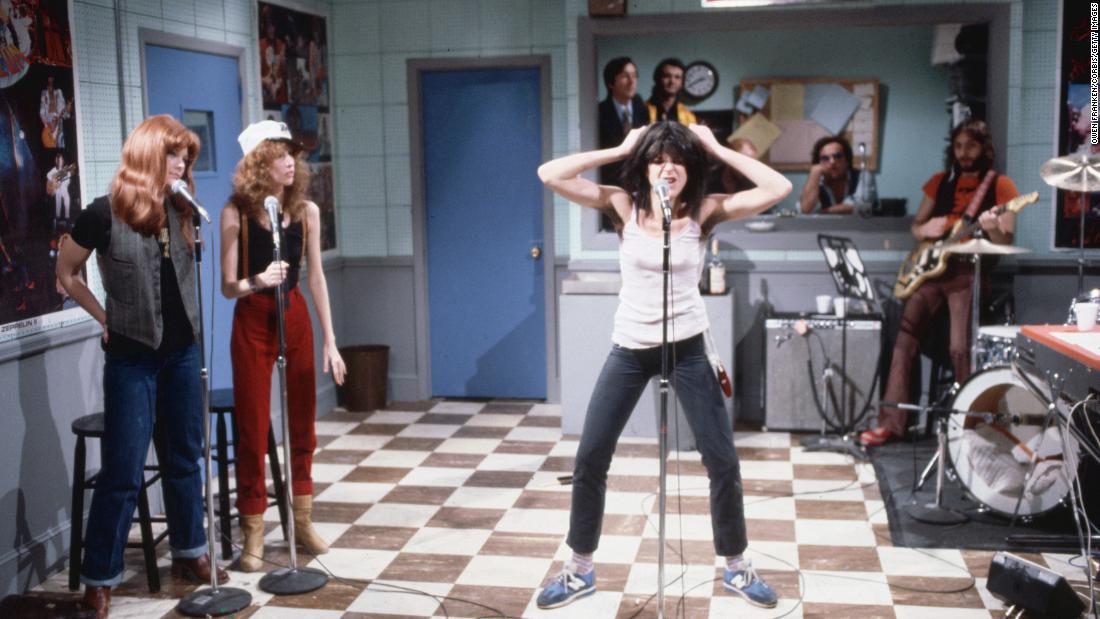 Radner famously parodied punk singer Patti Smith with her character &quot;Candy Slice.&quot;