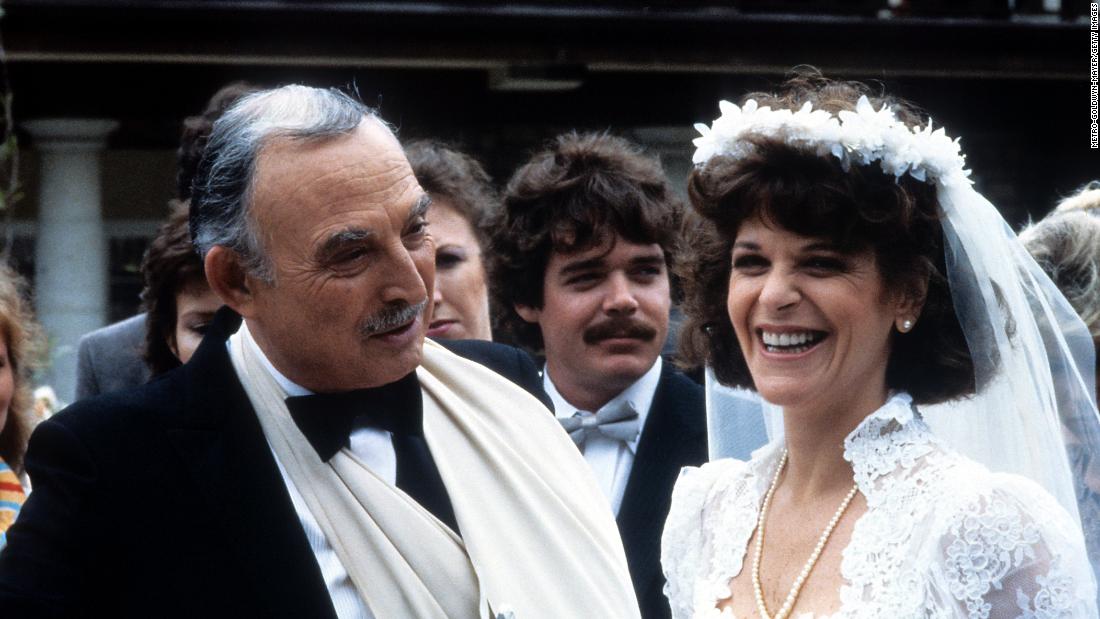Radner being married off in a scene from &quot;Movers &amp;amp; Shakers&quot; in 1985.
