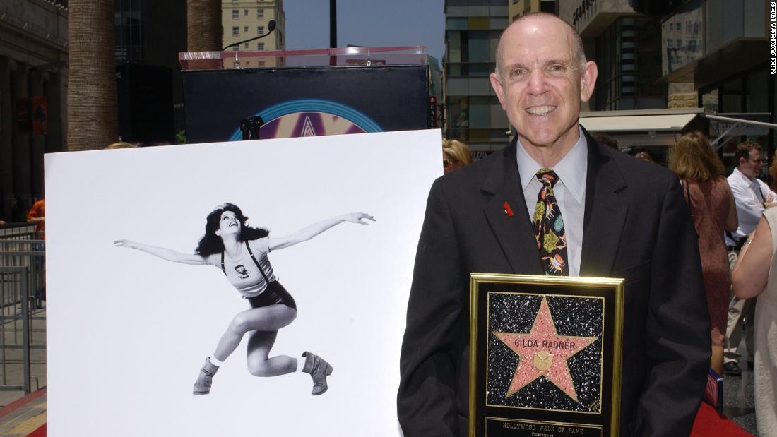 Gilda Radner&#39;s brother Michael attending a ceremony posthumously honoring her with a star on the Hollywood Walk of Fame in 2003.