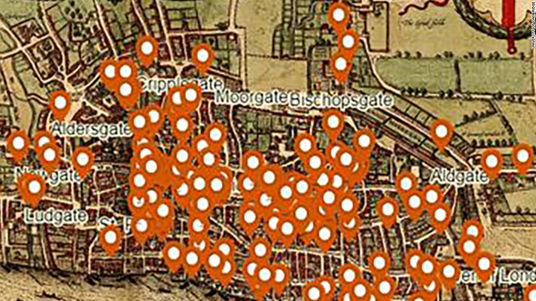 Medieval London murder map reveals the city's deadliest spots - CNN