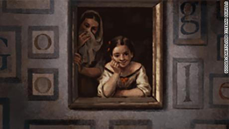 Google Doodle on Thursday, November 29, 2018 of Two Women at a Window by Bartolomé Esteban Murillo.