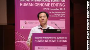 Chinese gene-editing scientist defends his research, raises possibility of third baby 