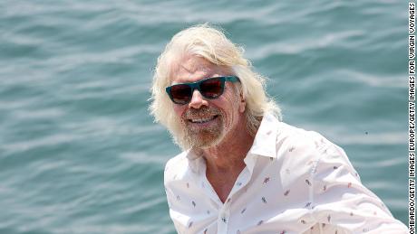 File photo of British businessman Richard Branson, who will host a concert on Friday evening. 