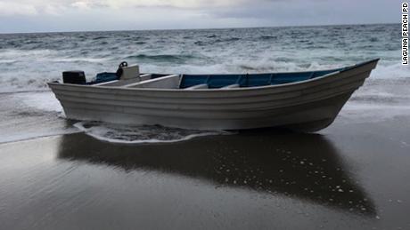 Undocumented immigrants detained after boat washes ashore in Laguna Beach 