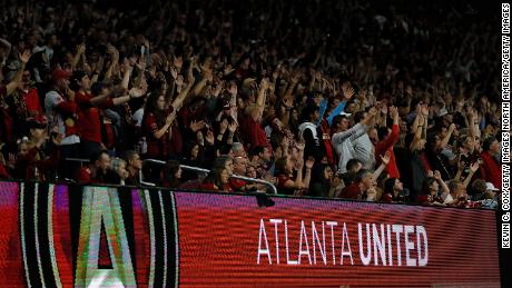 A crowd of 70,016 saw Atlanta United defeat the New York Red Bulls 3-0 in leg 1 of the Eastern Conference final at Mercedes-Benz Stadium on Sunday.