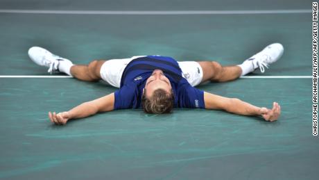 Julien Benneteau soaked up the atmosphere at the Paris Masters last year after beating Marin Cilic. 