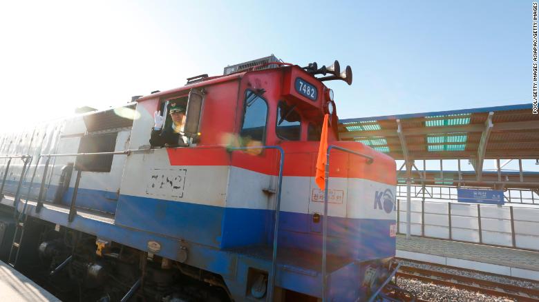 South Korean train heads North for first time in decade - CNN Video