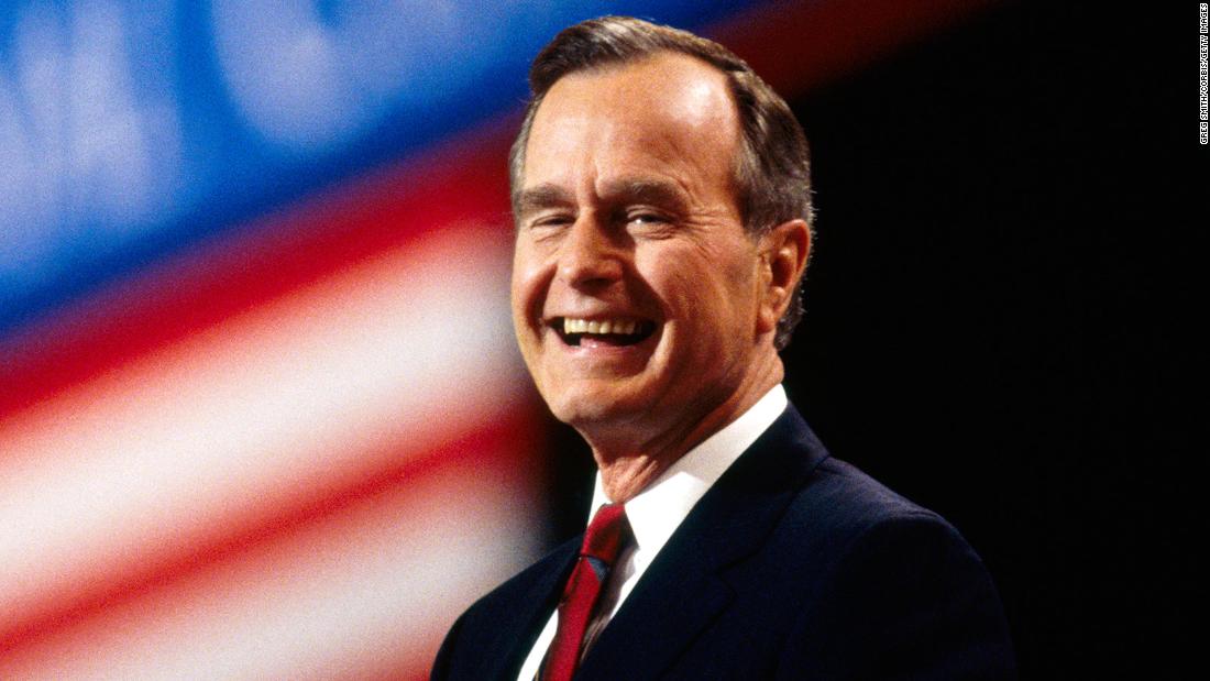 George H W Bush Gets Huge Morale Boost From George W Bush Cnnpolitics