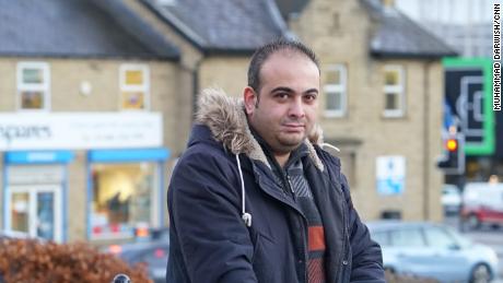 Sleman Shwaish, a Syrian who came to Britain as a refugee, now works with refugee families in Huddersfield.