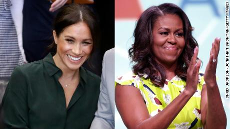 Duchess of Sussex Meghan Markle interviews &#39;my former First Lady, and now friend,&#39; Michelle Obama