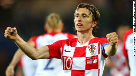 Modric was instrumental in Croatia&#39;s progress to the World Cup final