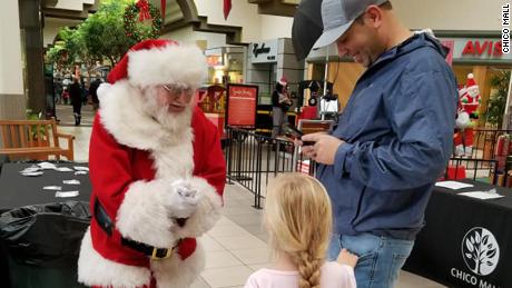 A mall Santa in a town near Paradise gets heartbreaking requests from kids