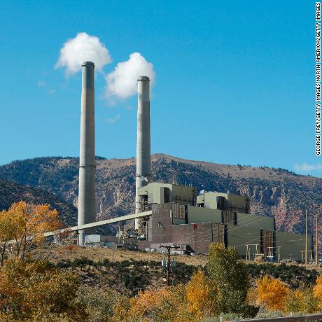 HUNTINGTON, UT - OCTOBER  9: Emissions rise from smoke stacks at Pacificorp&#39;s 1000 megawatt coal fired power plant on October 9, 2017 outside Huntington, Utah.  It was announced today that the Trump administration&#39;s EPA will repeal the Clean Power Plan, that was put in place by the Obama administration.  (Photo by George Frey/Getty Images)