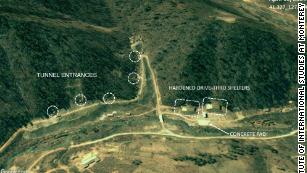 Credit: Middlebury Institute of International Studies at Monterey
Photos from the Middlebury Institute of new developments of a North Korean missile site taken in October/November 2018.
