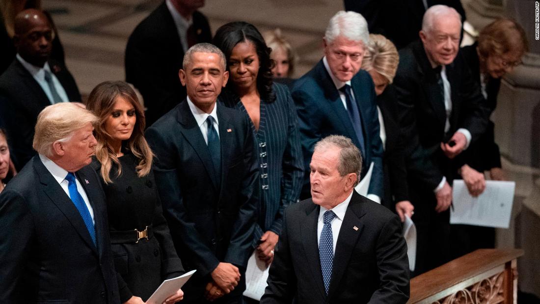 Uneasy Presidents Club Convenes At Bush Funeral Cnnpolitics