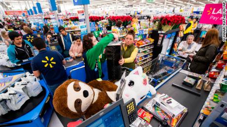 Walmart stores have seen a series of mysterious acts of  generosity in recent weeks.