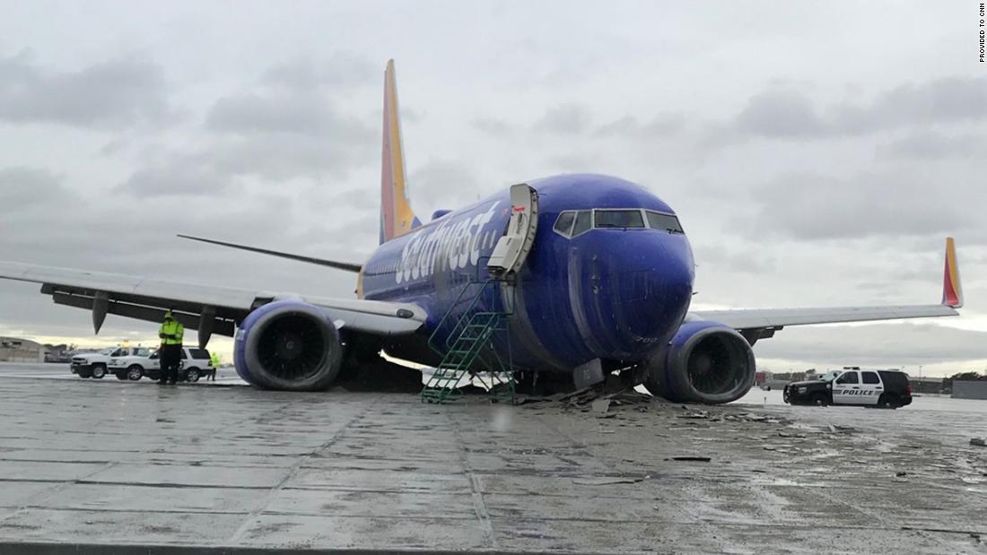 Southwest Flight Slides Off Runway In Burbank Faa Says Cnn