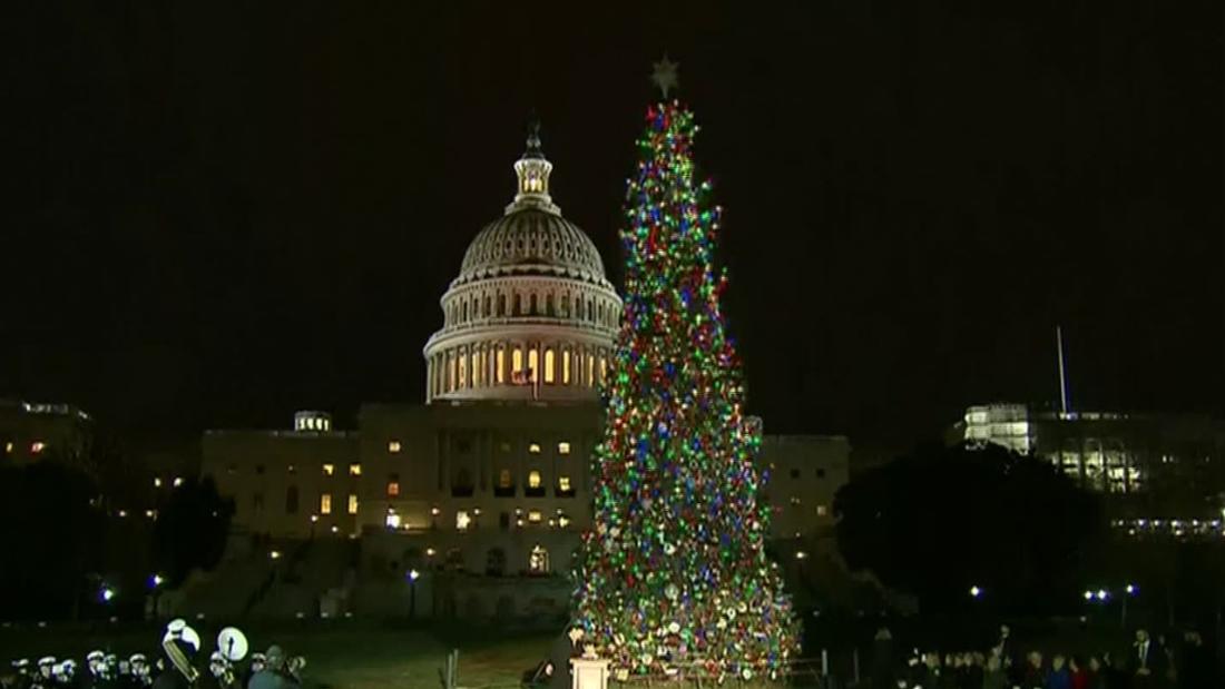 Se encienden las luces del árbol de Navidad del Capitolio - CNN Video