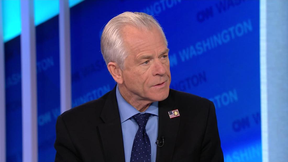 Peter Navarro open to higher tariffs on China - CNN Video