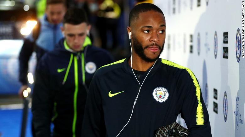 Raheem Sterling played in Manchester City&#39;s 2-0 defeat by Chelsea at Stamford Bridge on Saturday.