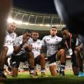 fiji rugby huddle cape town