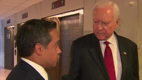 Hatch says he regrets his 'I don't care' comment about Trump allegations