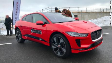 The Jaguar I-Pace is a fun-to-drive fully electric crossover.