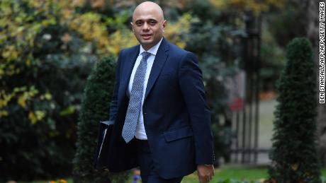 Sajid Javid was appointed Home Secretary after Amber Rudd resigned. 