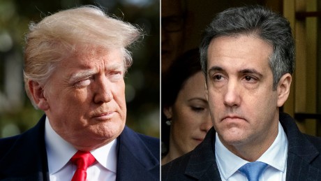 Michael Cohen says Donald Trump knew hush payments were wrong