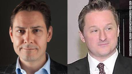 The two Canadaians detained in China: Michael Kovrig and Michael Spavor.