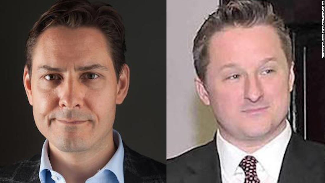 The two Canadians detained in China: Michael Kovrig and Michael Spavor.