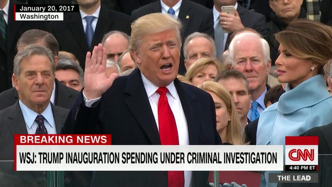 WSJ: Trump inauguration spending under investigation - CNN Video