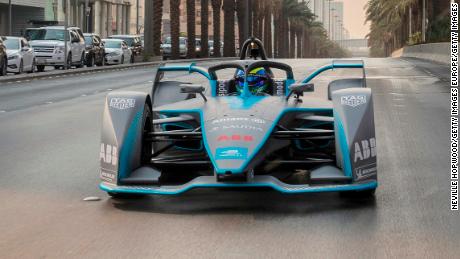 RIYADH, SAUDI ARABIA - SEPTEMBER 25:  Felipe Massa officially launches the new SAUDIA Ad Diriyah E-Prix at the Ad Diriyah UNESCO Heritage site Saudi Arabia ahead of the Season 5 Opening race The ABB FIA Formula E Championship on September 25, 2018 in Riyadh, Saudi Arabi  (Photo by Neville Hopwood/Getty Images)