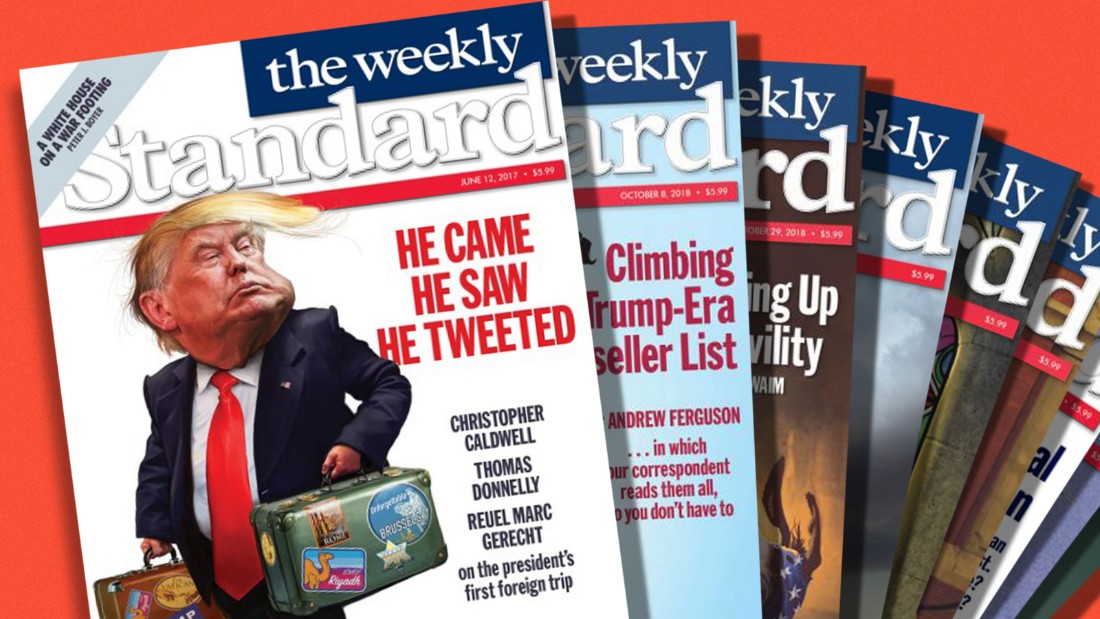 The Weekly Standard, a conservative magazine critical of Trump, to shutter after 23 years