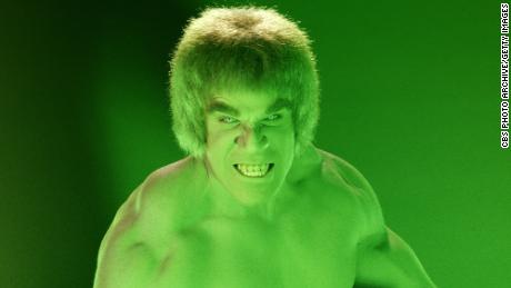 Lou Ferrigno as "The Incredible Hulk."