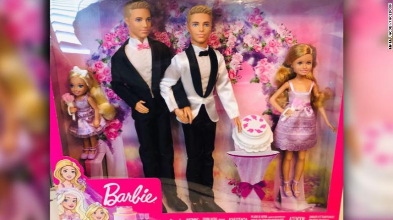 barbie and ken wedding set