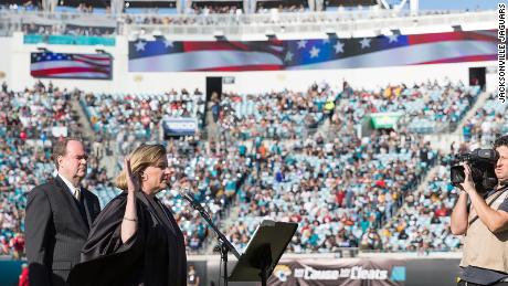 Judge Marcia Howard led the swearing-in ceremony.