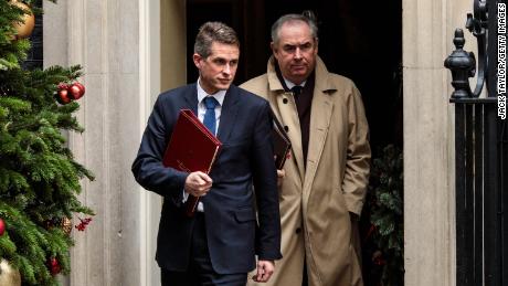 Gavin Williamson, left, told the House of Commons on Tuesday that 3,500 troops will &#39;held at readiness&#39; in case of a no-deal Brexit.