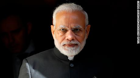 India&#39;s Prime Minister Narendra Modi seen in April 2018. His political party is looking increasingly weak ahead of a general election next year.
