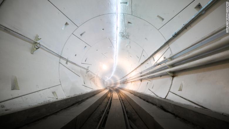 The Boring Company&#39;s 1.14-mile tunnel is designed to test new transportation technologies.
