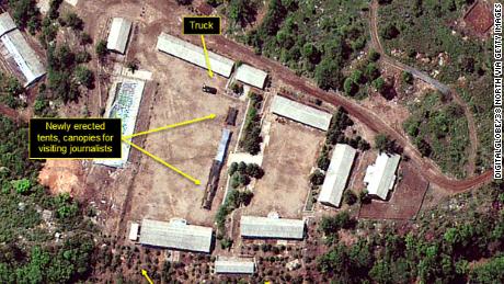 North Korea&#39;s Punggye-ri nuclear test site was reported to have been destroyed in May. 