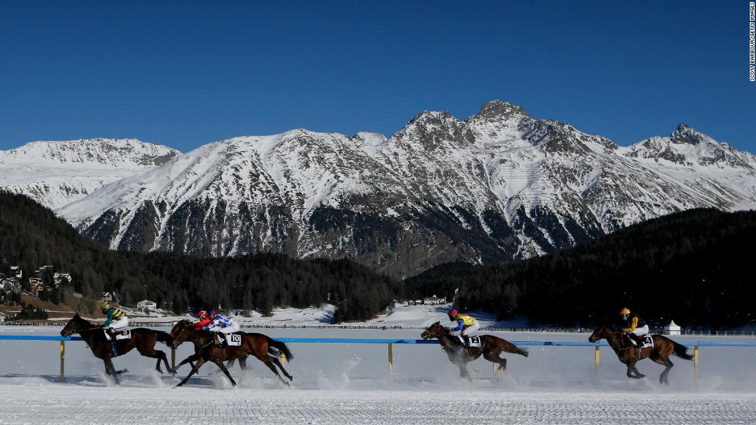 St. Moritz is known for world-class skiing, glitz, glamor and...horse racing? The venue for the White Turf event, held three days a year, isn&#39;t your typical racecourse. Instead, it&#39;s held on a frozen lake.